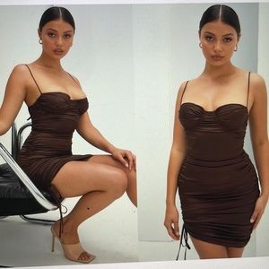 Mistress Rocks Brown Afterglow Dress XS